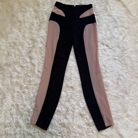 NWT Dion Lee Mesh Contour Leggings in Black/Nude Mesh - Size XS - Picture 1 of 6